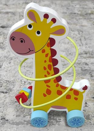 Лабиринт (древесная игрушка )жираф