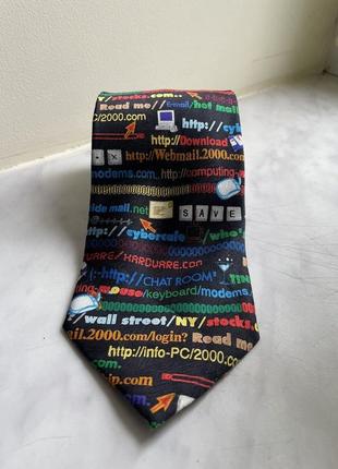 Краватка шовк чорна веб інтернет a family tie