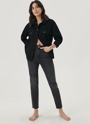 Женские черные джинсы denim by sinsay размер 36 (m)