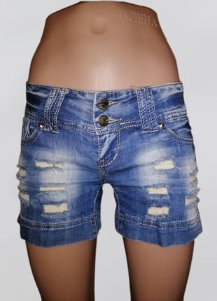 💙💙💙стильные короткие женские рваные джинсовые шорты💙💙💙
