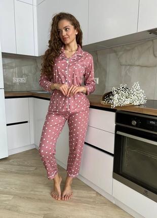 Женский стильный комплект пижамы/одежда для дома рубашка и штаны