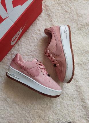 Кроссовки nike air force pink sage