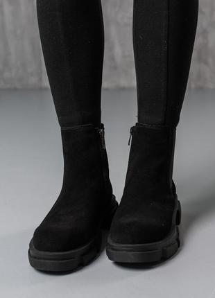Ботинки женские fashion hoofy 3846 черный