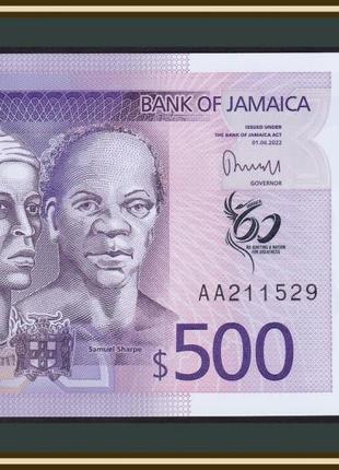 Ямайка - 500 доларів 2022 ( 2023 ) UNC полимер №388
