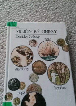 Книга. Milionove objevy. 1988 год. на чешском языке.