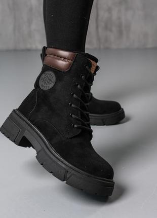 Ботинки женские зимние fashion zsa 3804 черный