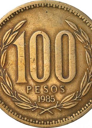 Чилі 100 песо, 1981-2000 (Д)
