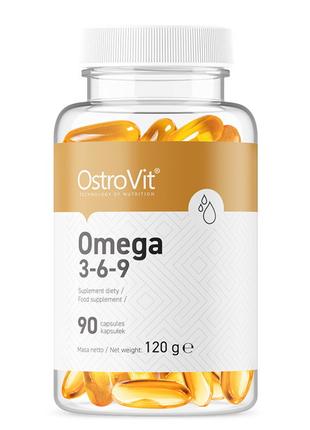 Жирные кислоты OstroVit Omega 3-6-9, 90 капсул