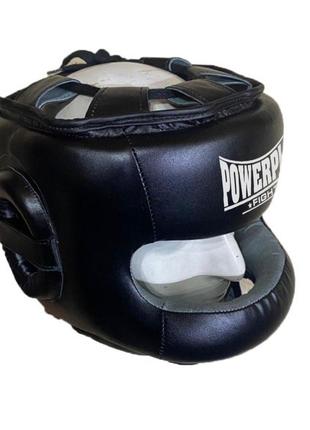 Шлем боксерский для бокса спортивный тренировочный для единобо...