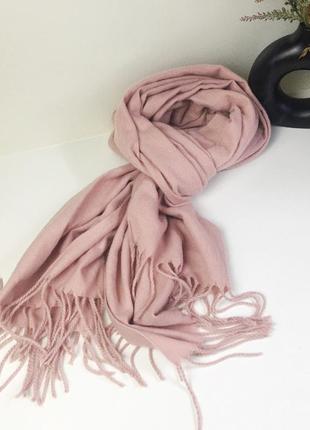 Теплый шарф всплав-розовый anna field