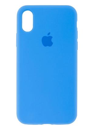 Чехол Original Full Size для Apple iPhone Xs Royal blue