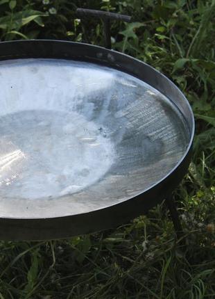 Сковорода с бортом ромашка 40 см из настоящего диска бороны