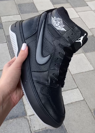 Nike air чоловічі зимові шкіряні черевики / зимові кросівки / ...