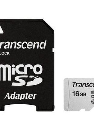 Картка пам'яті Transcend 16 GB microSDHC class 10 UHS-I U1 (TS...