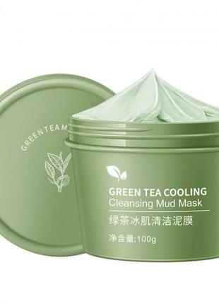 Глиняная антиакне-маска с экстрактом зеленого чая (100 мл).