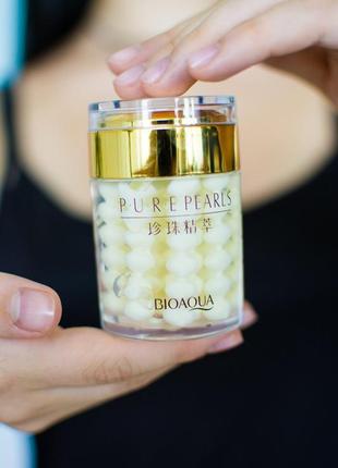Крем для обличчя bioaqua pure pearls з натуральною перловою пу...