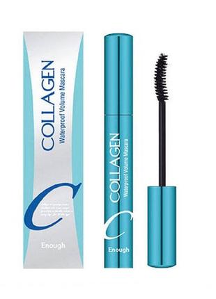 Водостойкая тушь с коллагеном enough collagen waterproof volum...