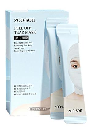 Очищающая маска пленка zoo son nicotinamide peel off mask 4 мл...