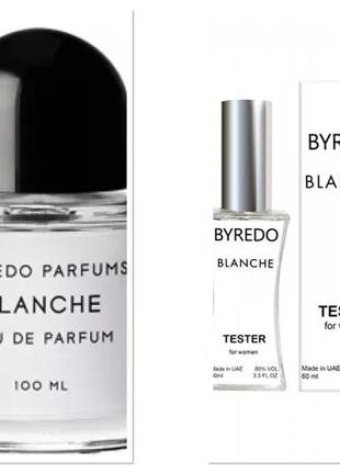 Тестер byredo blanche- неповторимый аромат, символ чистоты