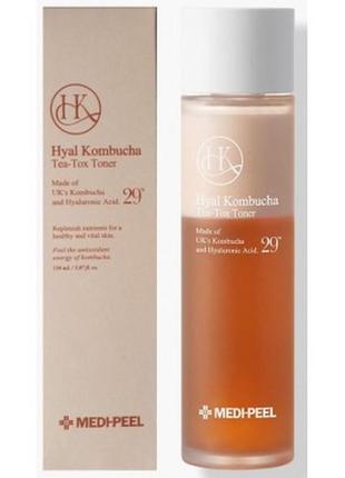 Тонер medi-peel hyal kombucha tea-tox 150мл