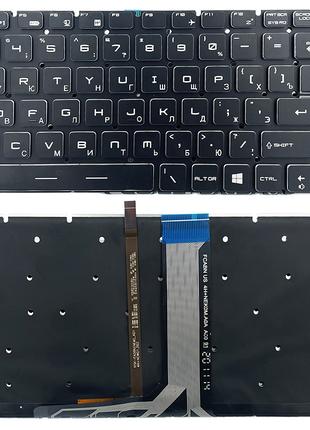 Клавиатура с RGB подсветкой для ноутбука MSI GS60