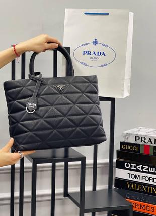 Сумка женская черная PRADA Сумка Прада Сумочка Люкс качество