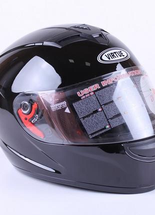 Шлем мотоциклетный интеграл MD-803 VIRTUE (черный, size L)