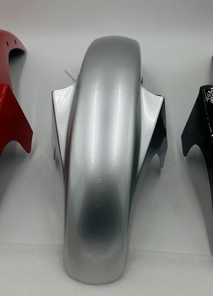 Крыло переднее на Yamaha YBR 125  Серебро