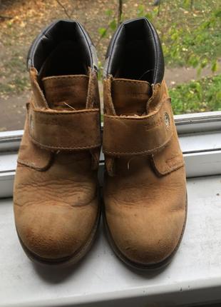 Крутые ботинки тимберленд осень кожа