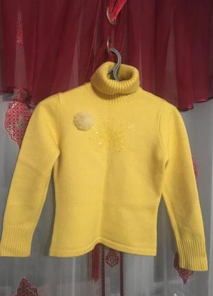 Теплый свитер размер 46