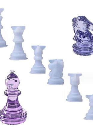 Форма Молд шахи набір шахів 6 фігур з епоксидної смоли