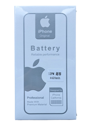 Аккумулятор (Батарея) для iPhone 12 Pro Max (усиленная) 4420 mAh