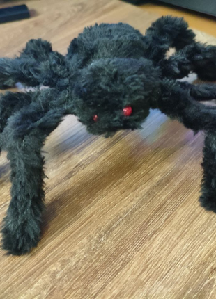 Павук, декорація на хеллоуїн, павук на хеловін, павук іграшка