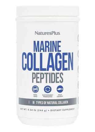 Препарат для суставов и связок Natures Plus Marine Collagen Pe...