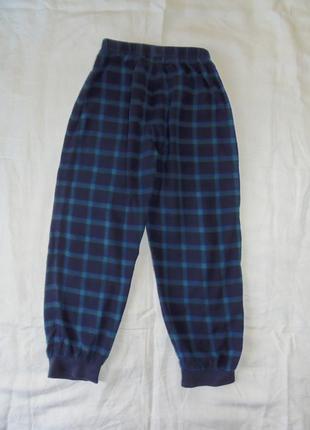 Коттоновые,пижамные,хлопковые штаны на 7-8 лет