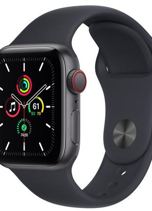 Смарт-часы Apple Watch SE 44mm GPS+LTE Space Gray Aluminum Cas...