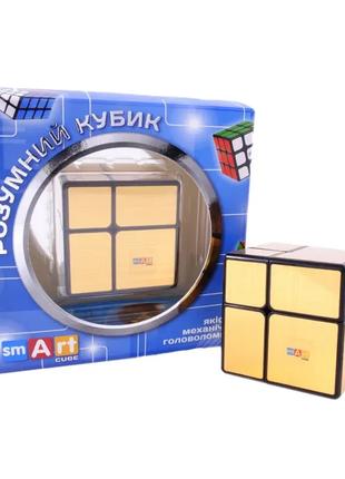 Зеркальный Кубик рубика 2х2 Smart Cube Mirror Golden 2x2x2
