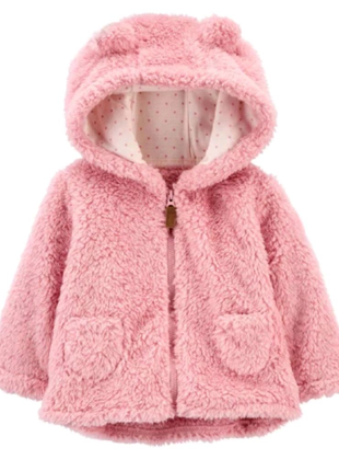 Нова Куртка CARTER'S (легке пальто ) міхове для дівчинки 1,5-2 р