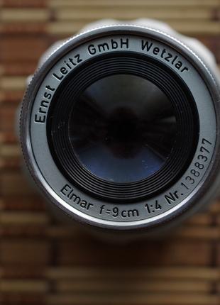 Ernst Leitz Wetzlar Elmar 9cm / 4 90мм Leica есть микроцарапины