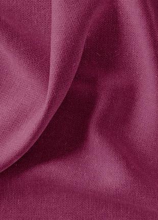 Ткань портьерная однотонная фонлук canvas v-197 бордо
