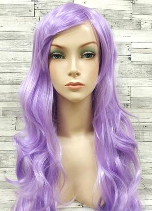 3504 парик волнистый светло-фиолетовый
