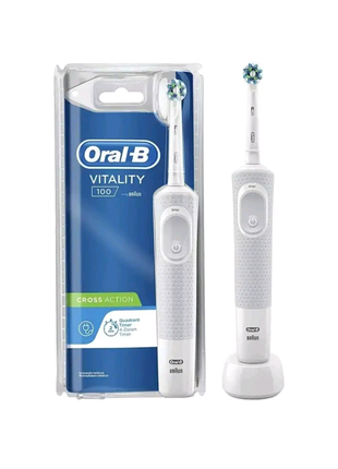 Електрична зубна щітка Oral-B Braun Vitality 100 White Cross