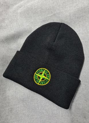 Шапка stone island чоловіча жіноча унісекс, шапка лопата з під...