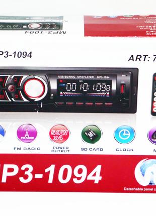 Автомагнитола 1094BT - Bluetooth MP3 Player, FM, USB, microSD,...