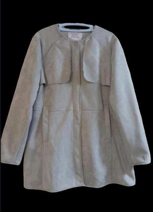 Женская куртка иск.замш батал размер 52 54