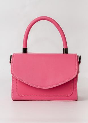 Женская сумка розовая мини маленькая сумочка сумка розовый клатч