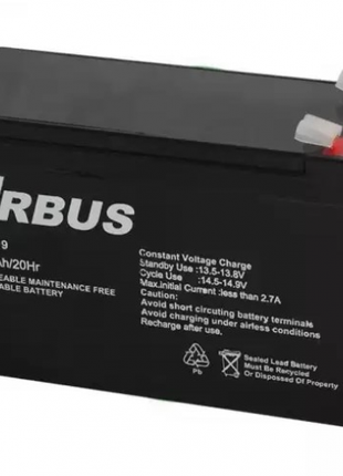 Акумуляторна батарея ORBUS ORB1290 AGM 12V 9Ah