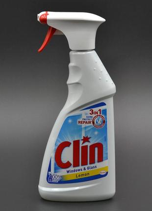 Засіб для миття вікон "Clin" / Лимон / 500мл