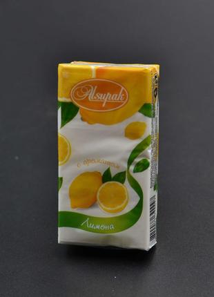 Носовой платок "Алсу-Пак" / Лимон / 10шт