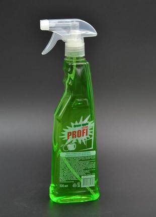 Средство для мытья стекла "Profi" / Зеленое яблоко / с распыли...